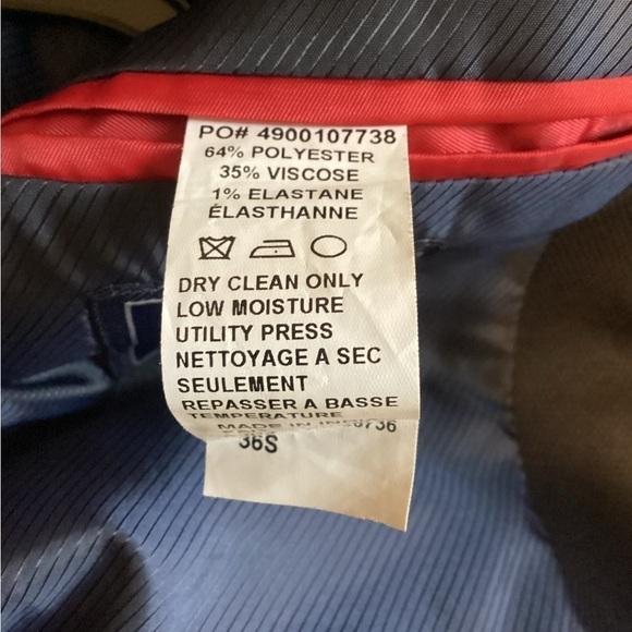 NWT Izod Size 36S Navy Jacket - Picture 3 of 6